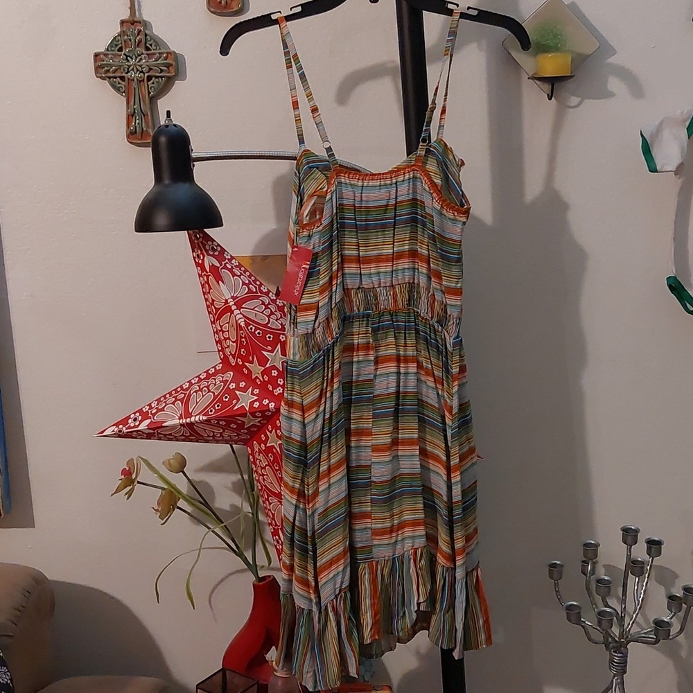 Striped Ruffle Sundress - Picture 4 of 5